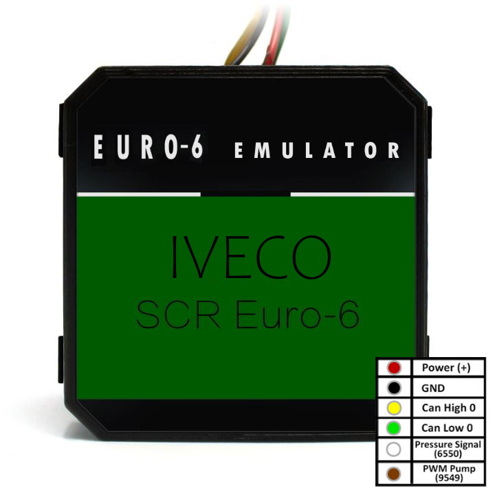 Эмулятор Iveco Euro 6 для системы AdBlue. Отключает SCR мочевину AdBlue и NOX на Iveco Stralis и Eurocargo
